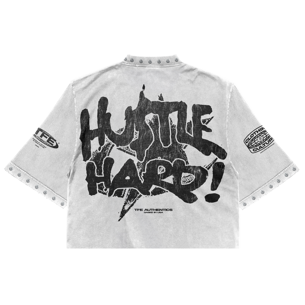 Women's Hustle Hard (Crop) Tee